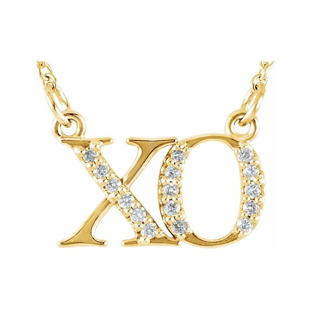 XO' Diamond Pendant | 1580